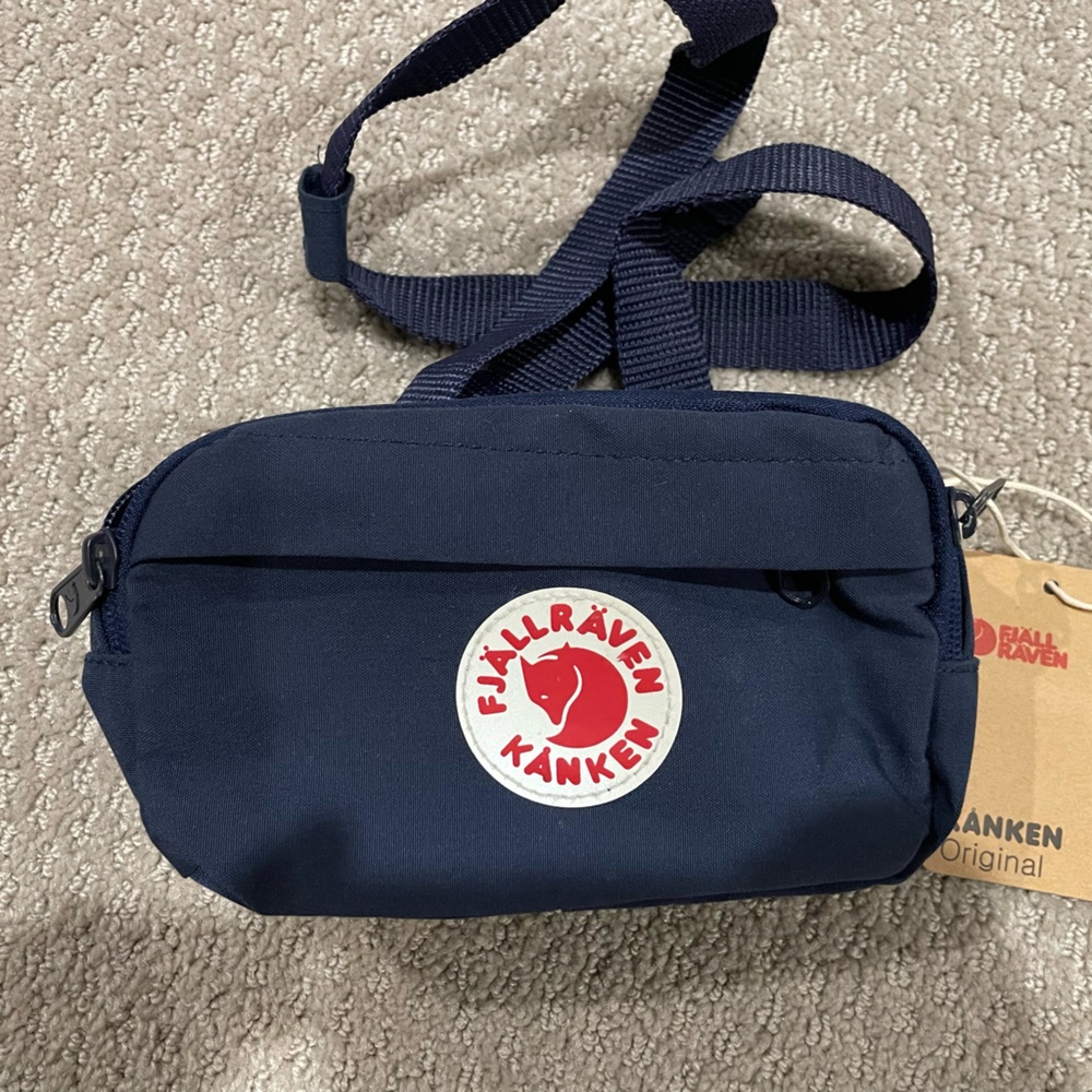 Fjallraven Kanken Hip Pack Waist Belt Bag Sling Navy - Fjällräven Kånken